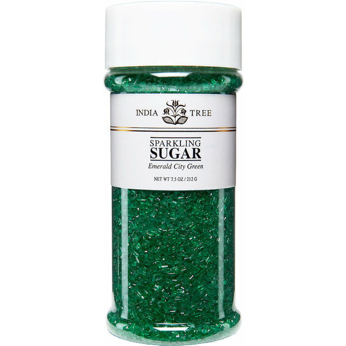 India Tree Sparkling Sugar Emerald City Green Large