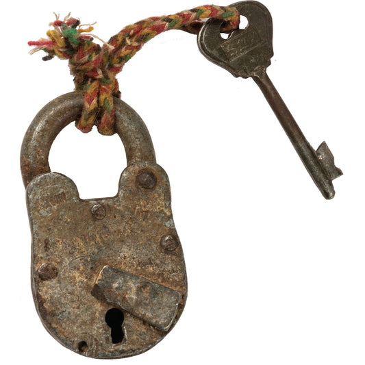Primitives By Kathy Antique Lock & Key Decoration