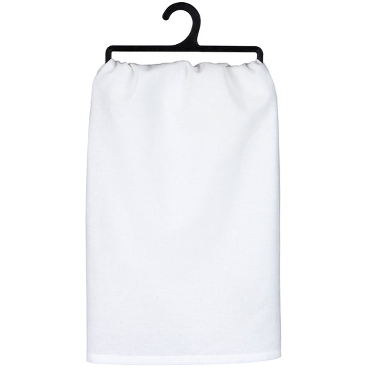 Primitives By Kathy At My Age Getting Lucky Means... Kitchen Towel