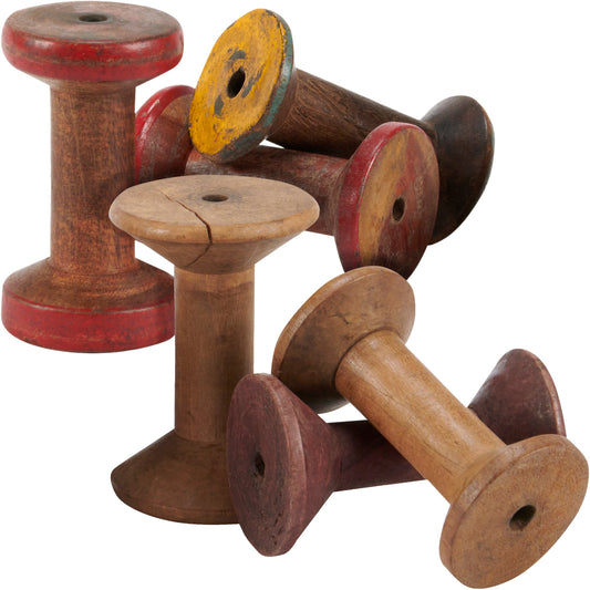 Primitives By Kathy Small Wooden Spool 3 Pack