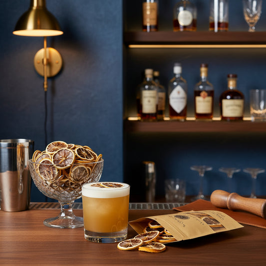 The Perfect Garnish Co. Dehydrated Lemon Wheels Natural Fruit