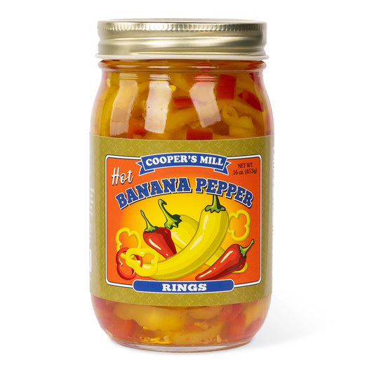 Cooper Mills Hot Banana Pepper Rings