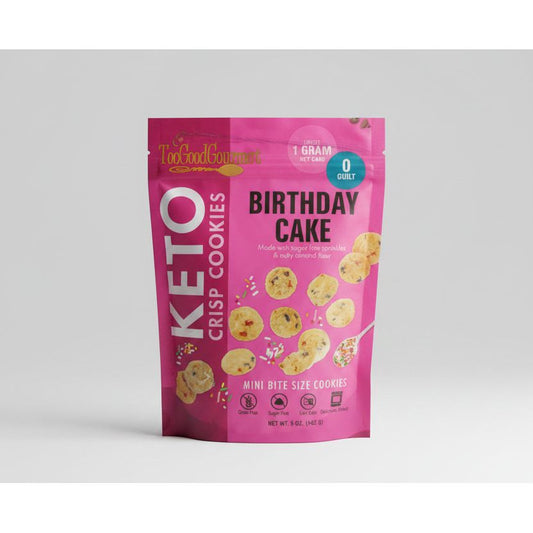 Too Good Gourmet Keto Mini Cookies - Birthday Cake