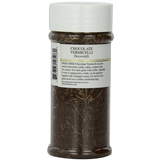 India Tree Kosher Chocolate Vermicelli Decoratifs Large