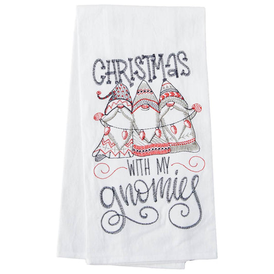 Kay Dee Christmas With My Gnomies Towels Last Chance