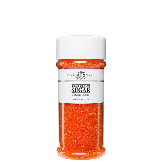 India Tree Kosher Sparkling Sugar Popsicle Orange Large