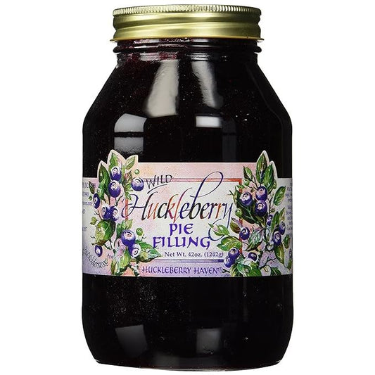 Huckleberry Haven Wild Huckleberry Pie Filling 42 Oz.