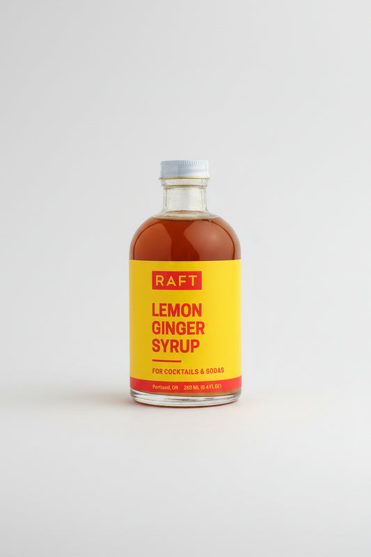 Raft Lemon Ginger Syrup For Cocktails & Sodas