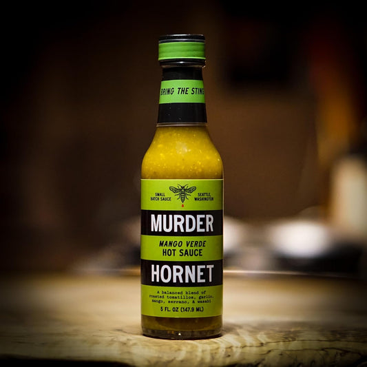 Murder Hornet Mango Verde Hot Sauce