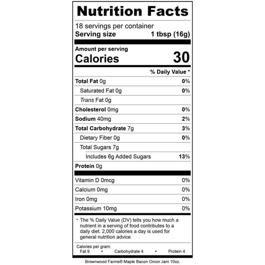 Brownwood Farms Maple Bacon Onion Spread