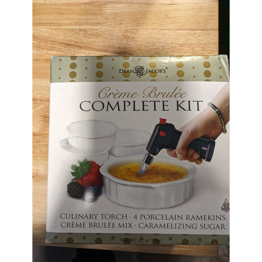 Dean Jacob's Crème Brûlée Complete Kit Damaged Package