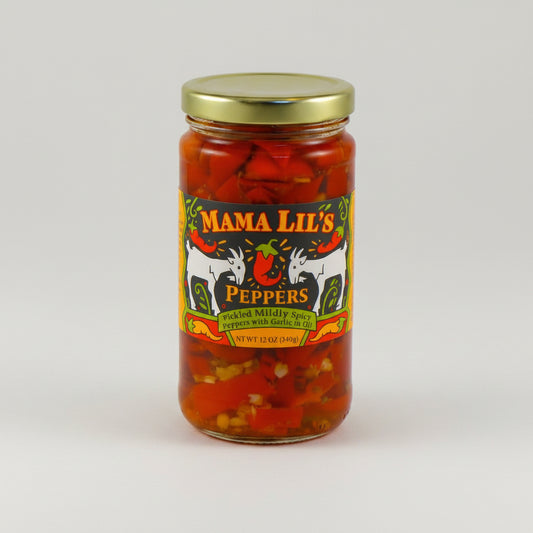 Mama Lil's Pickled Hungarian Mild Goathorn Peppers In Oil