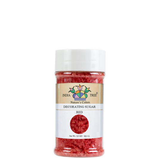 India Tree Nature's Colors Red Decorating Sugar