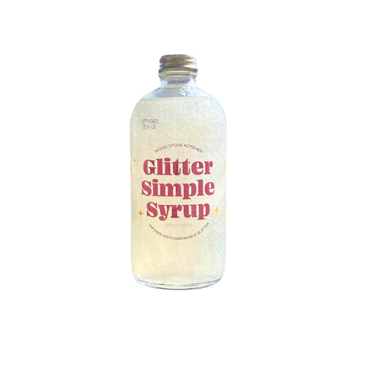 Wood Stove Kitchen Glitter Simple Syrup