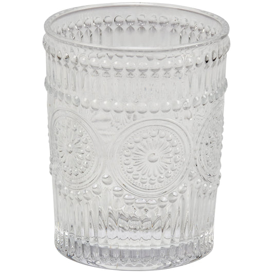 Primitives By Kathy Small Medallion Vintage Drinking Glass