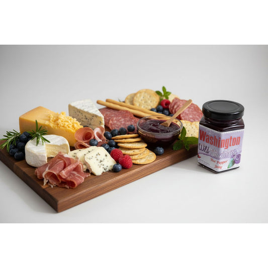 Huckleberry Haven Washington Wild Huckleberry Hot Pepper Jelly