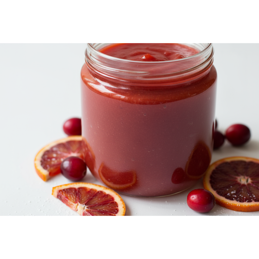 cranberry & orange curd