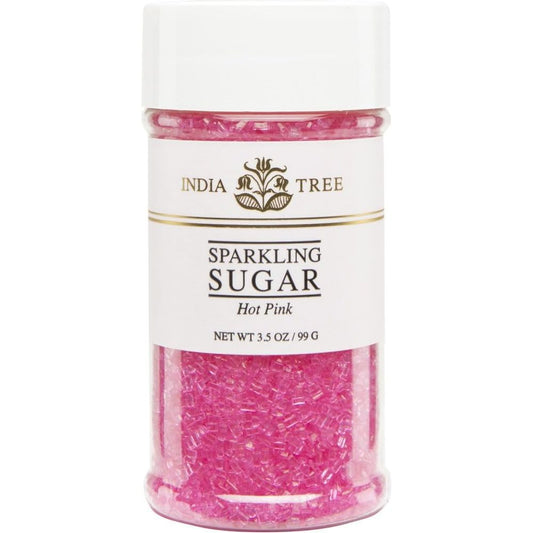 India Tree Sparkling Sugar Hot Pink Small Kosher