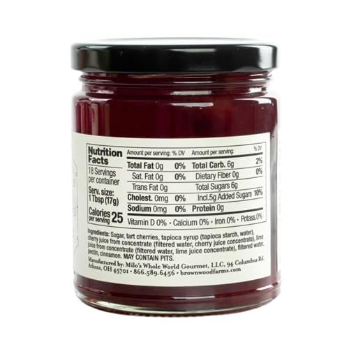 Brownwood Farms Michigan Cherry Spread