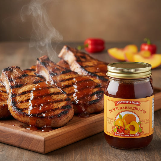 Cooper's Mill All Natural Peach Habanero Jam