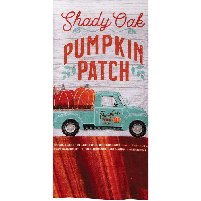Kay Dee Company Pumpkin Patch Truck Dual Purpose Kitchen Towel