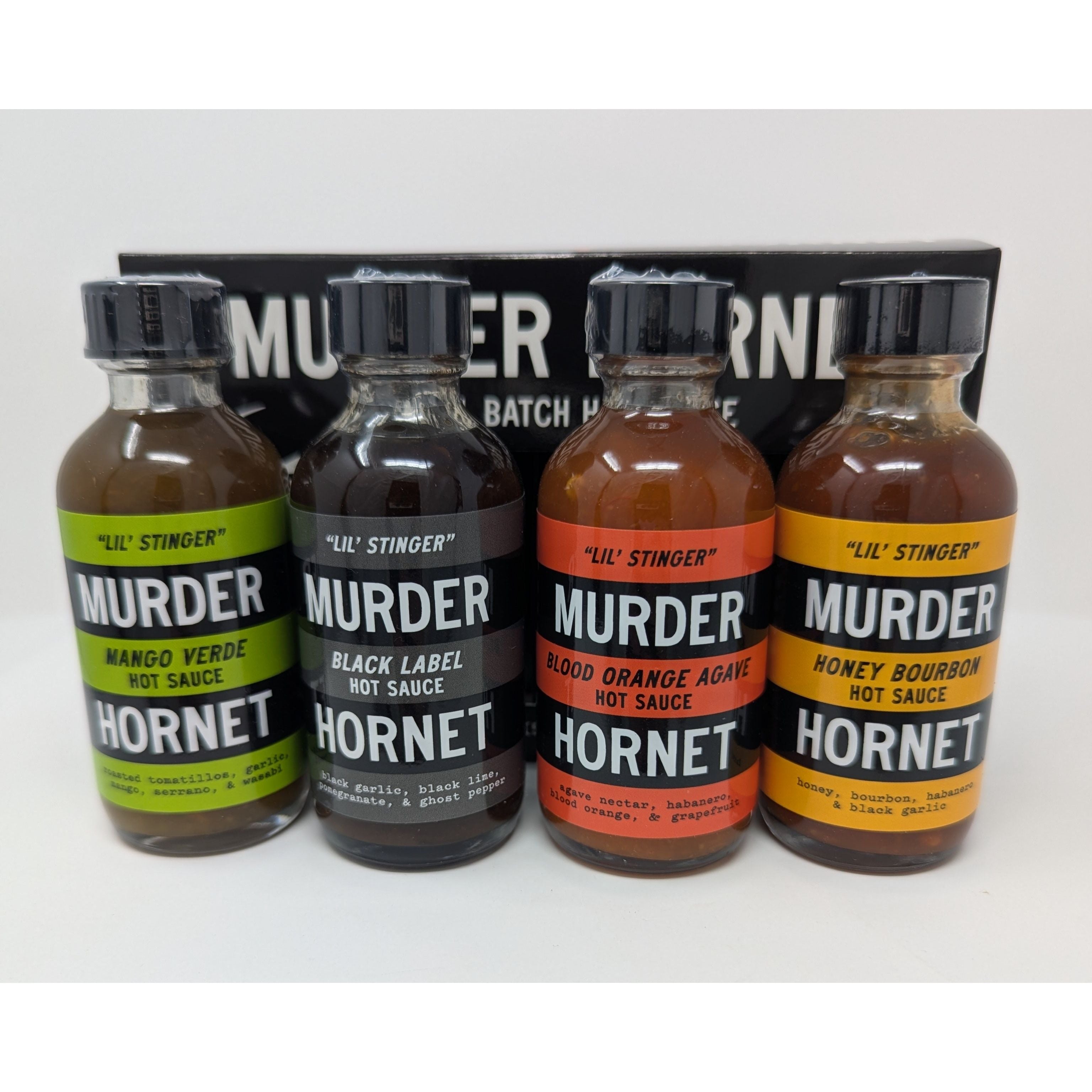 Murder Hornet "Lil" Stingers" Hot Sauce Variety Gift Pack Murder Hornet "Lil" Stingers" Hot Sauce Variety Gift Pack