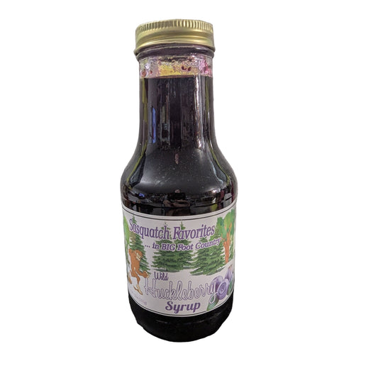 Huckleberry Haven Sasquatch Favorites Wild Huckleberry Syrup