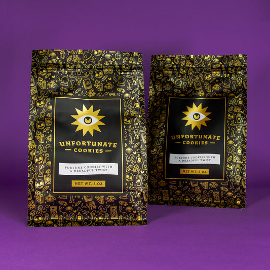 Unfortunate Cookies  -  Fortune Cookies With a Dreadful Twist