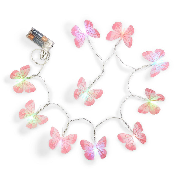 Cupcakes & Cartwheels Butterfly Color-Changing LED String Lights