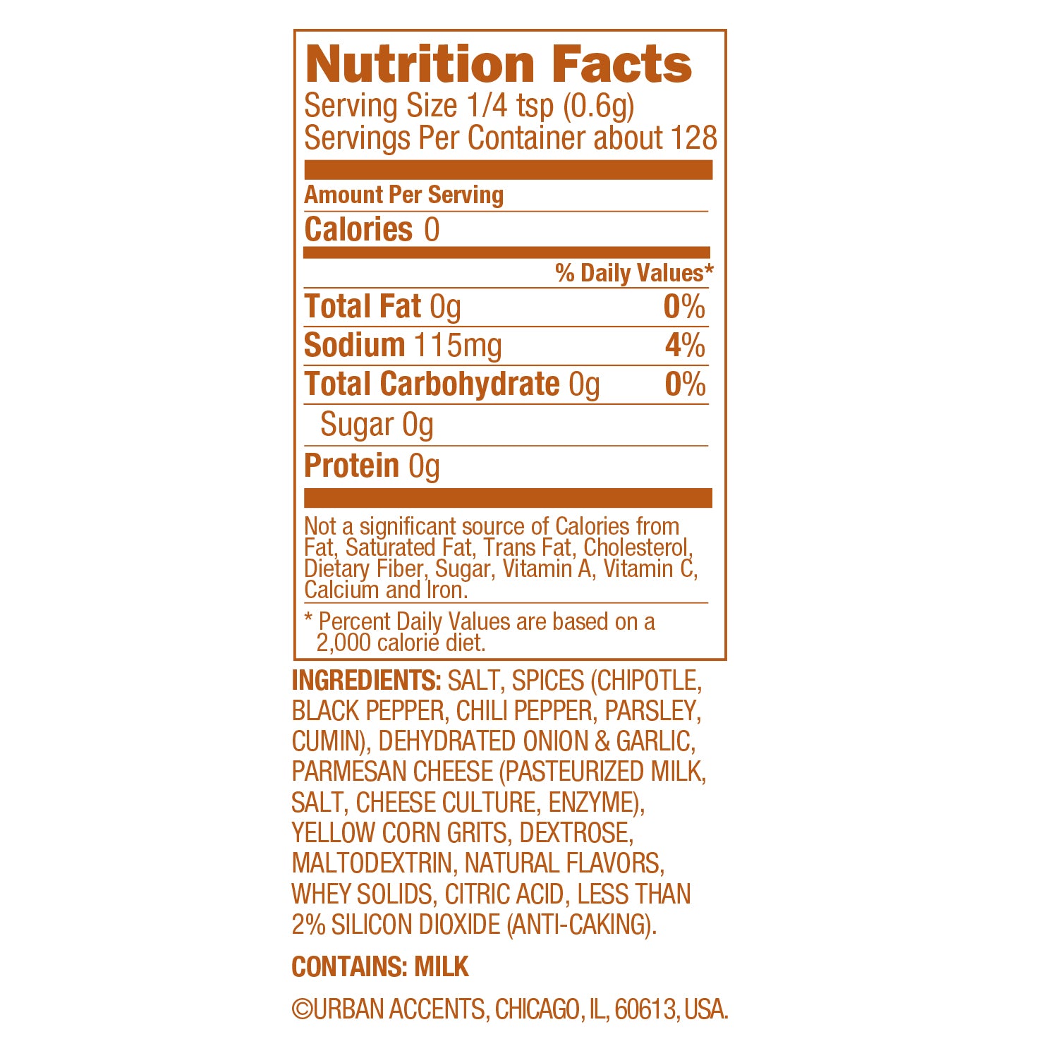 Urban Accents Chipotle Parmesan Corn On The Cob Seasoning Urban Accents Chipotle Parmesan Corn On The Cob Seasoning