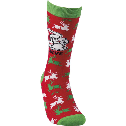 Primitives By Kathy-I Believe-Socks | Specialty Food Items and Unique Gift Ideas for Everyone