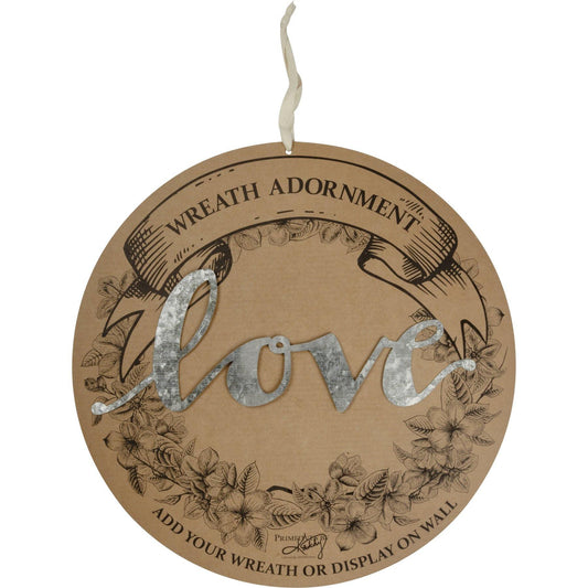 Primitives By Kathy - Love - Wreath Insert | Specialty Food Items and Unique Gift Ideas for Everyone