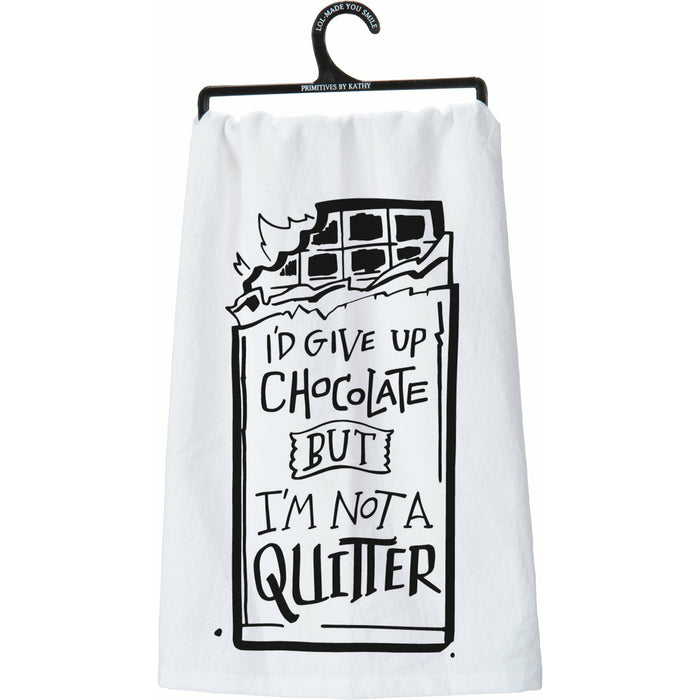Primitives By Kathy I'm Not A Quitter Kitchen Towel