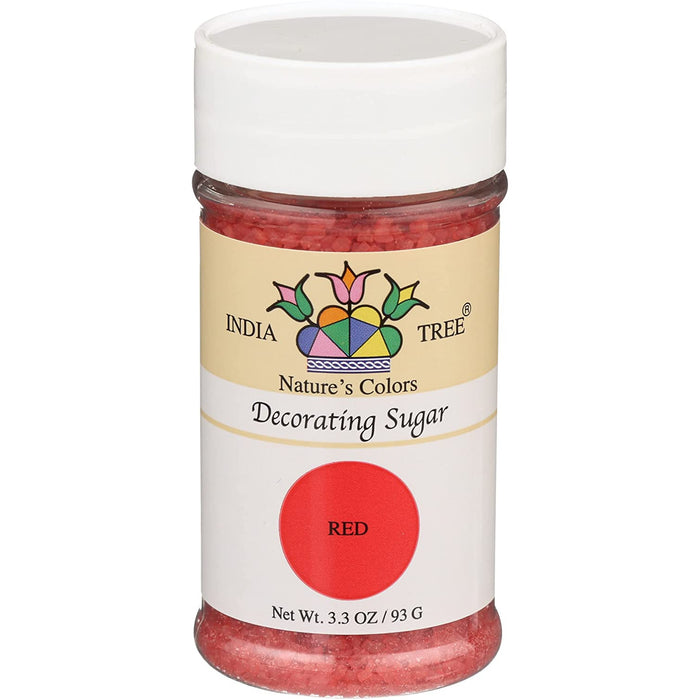 India Tree Nature's Colors Red Decorating Sugar