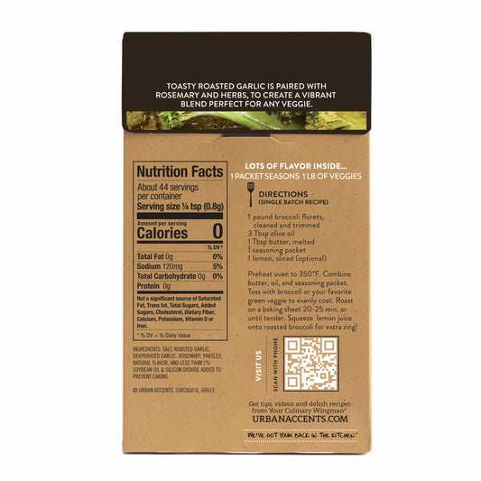 Urban Accents Roasted Garlic & Rosemary Veggie Roaster Seasoning Blend