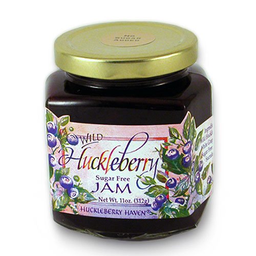 Huckleberry Haven Wild Huckleberry Sugar Free Jam