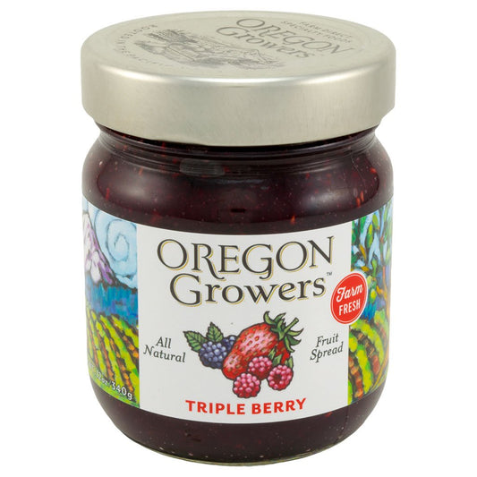 Oregon Growers All Natural Triple Berry Fruit Spread