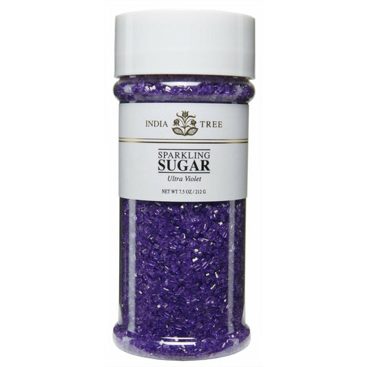India Tree Kosher Sparkling Sugar Ultra Violet Large