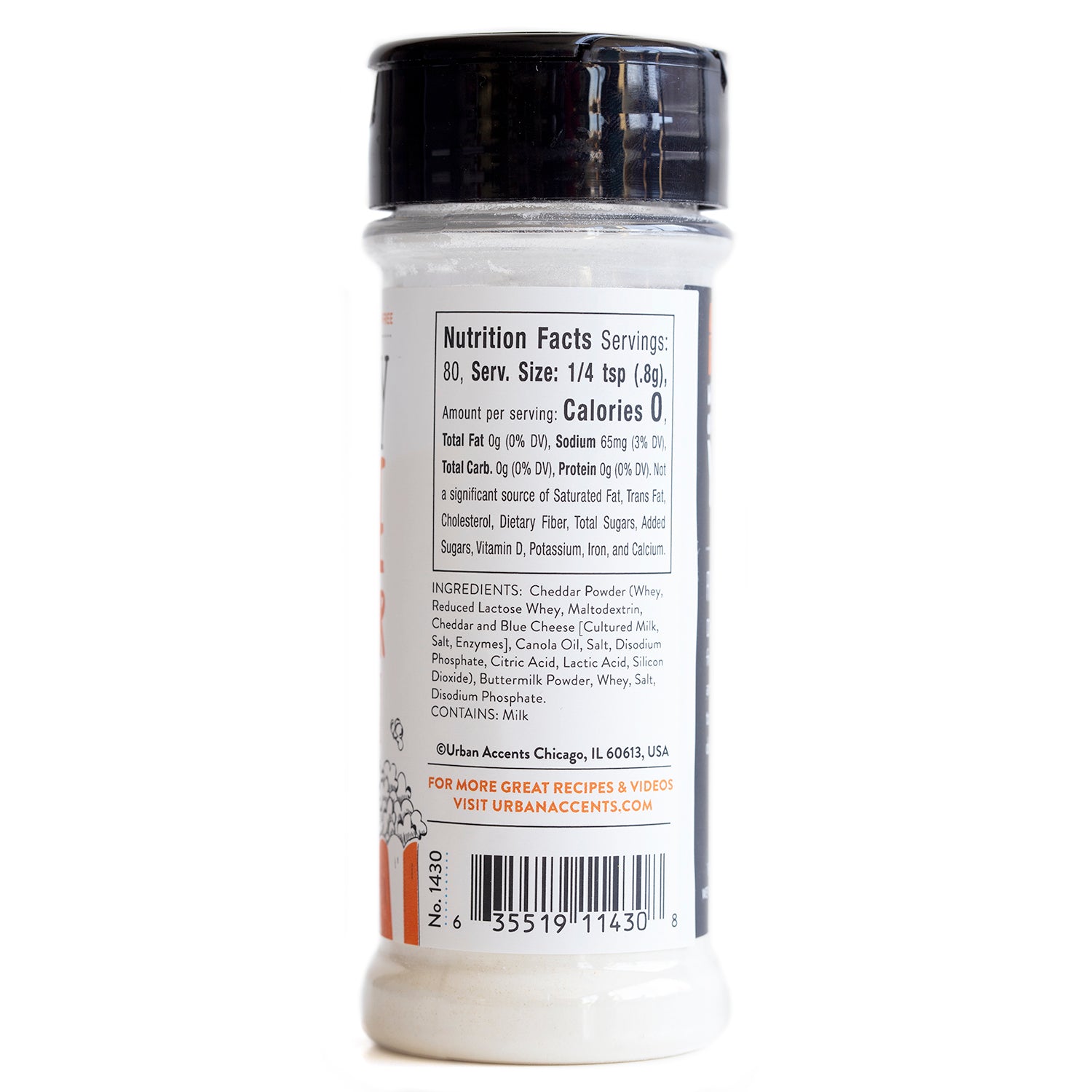 Urban Accents Cheezy White Cheddar Popcorn Seasoning Urban Accents Cheezy White Cheddar Popcorn Seasoning