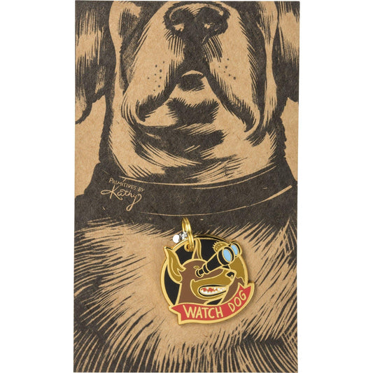 Primitives By Kathy - Watch Dog - Collar Charm | Specialty Food Items and Unique Gift Ideas for Everyone