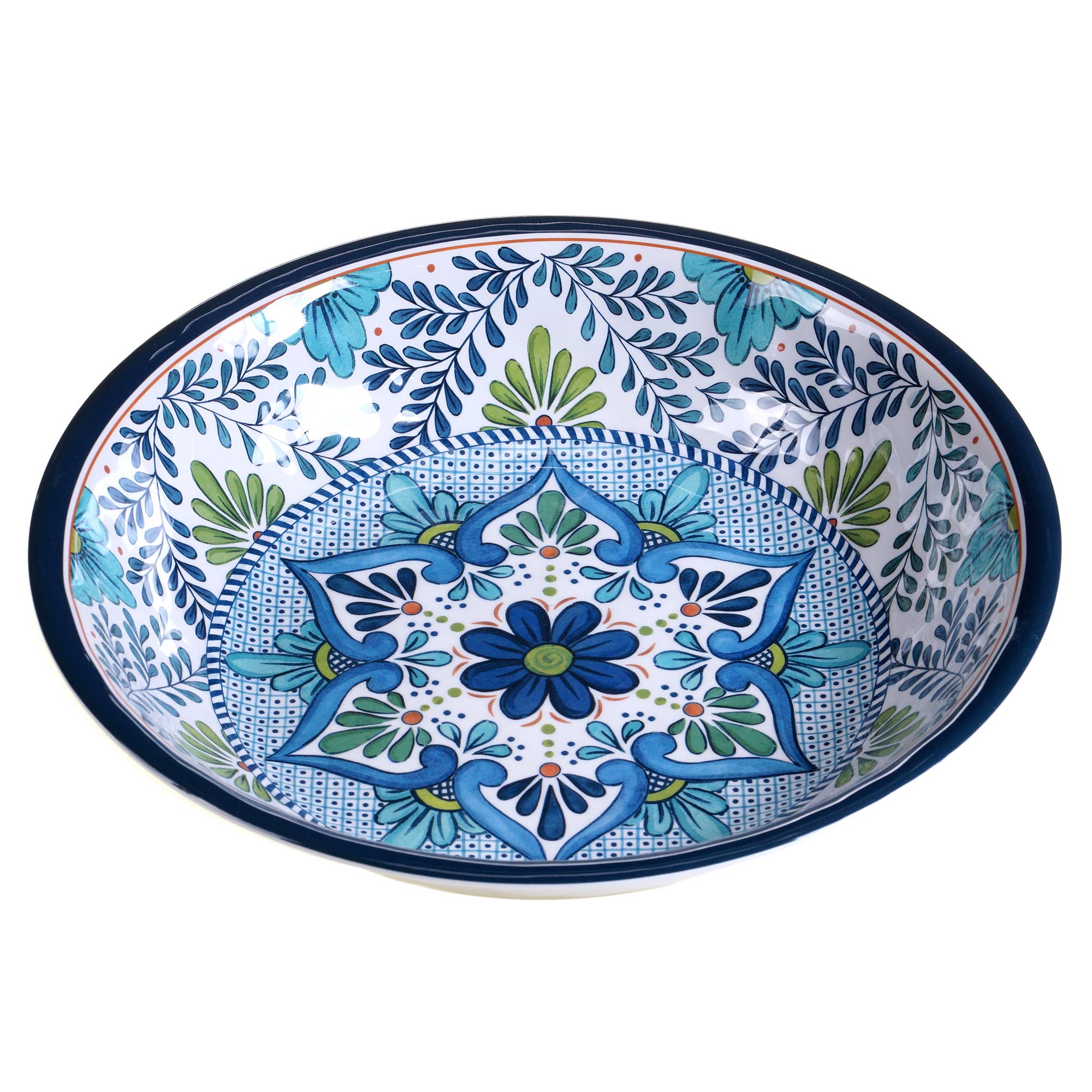 Talavera Melamine Lg Serving Bowl