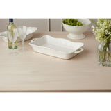 Certified International Perlette Cream Large Rectangular Baker