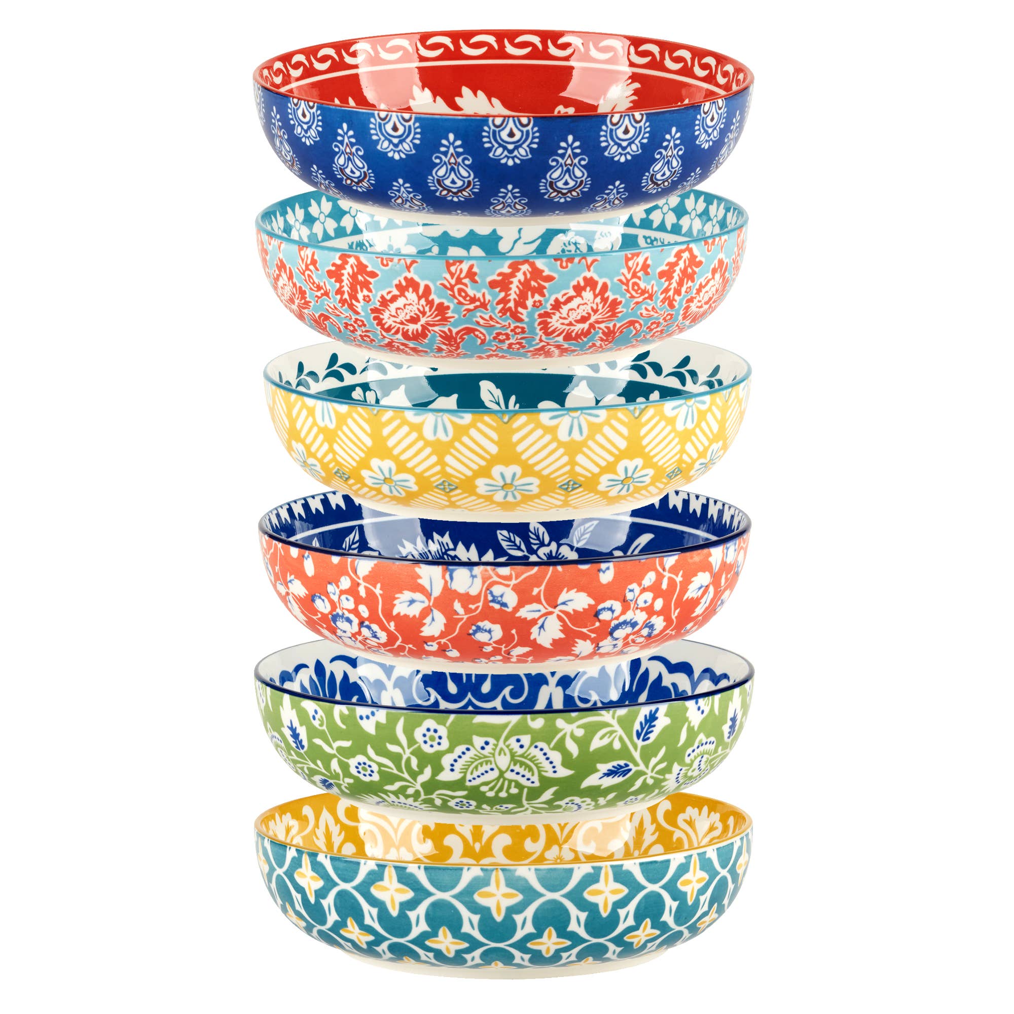 Certified International Panache Soup/Pasta Bowl 6 asst