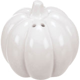 Primitives By Kathy White Pumpkin Salt and Pepper Shakers