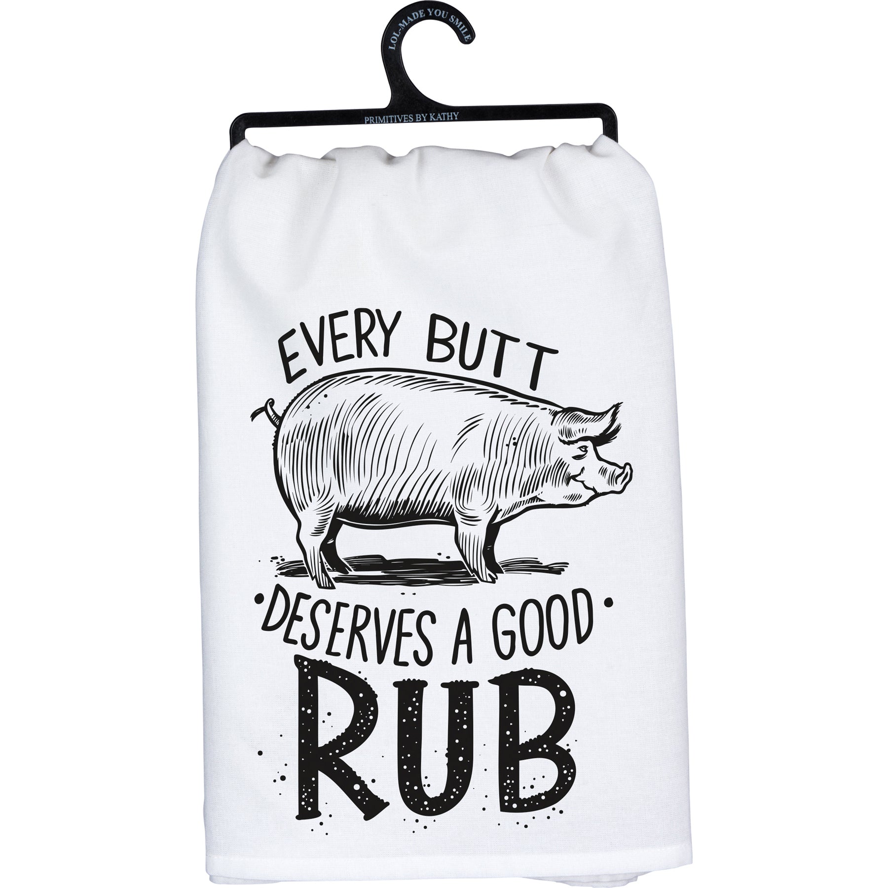 Primitives By Kathy Deserves A Good Rub Kitchen Towel