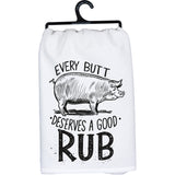 Primitives By Kathy Deserves A Good Rub Kitchen Towel