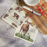 Primitives By Kathy I'm Not Amoosed Swedish Dishcloth Set