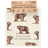 Primitives By Kathy I'm Not Amoosed Swedish Dishcloth Set