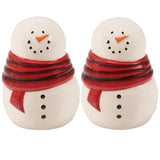 Primitives By Kathy Snowmen Salt And Pepper Shakers