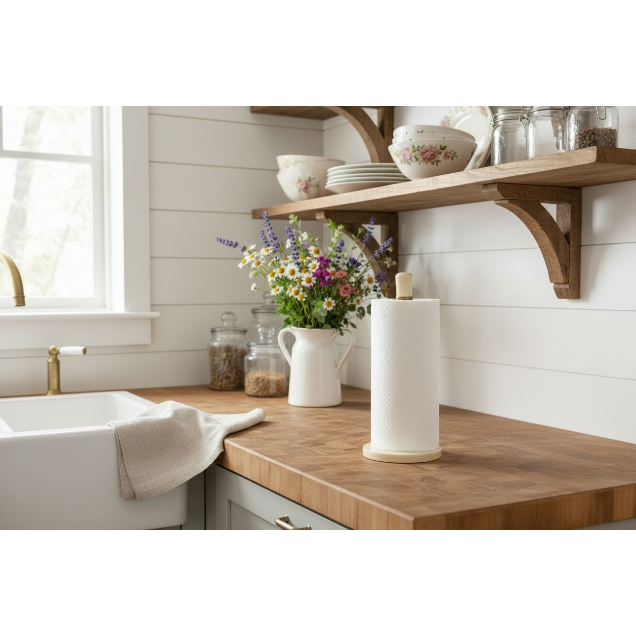 CTW Retro Metal Paper Towel Holder